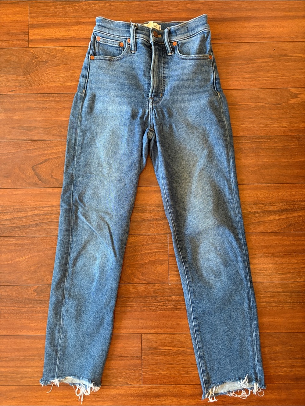 Madewell Women’s The Perfect Vintage Jean Slim Straight in Medium Blue Wash